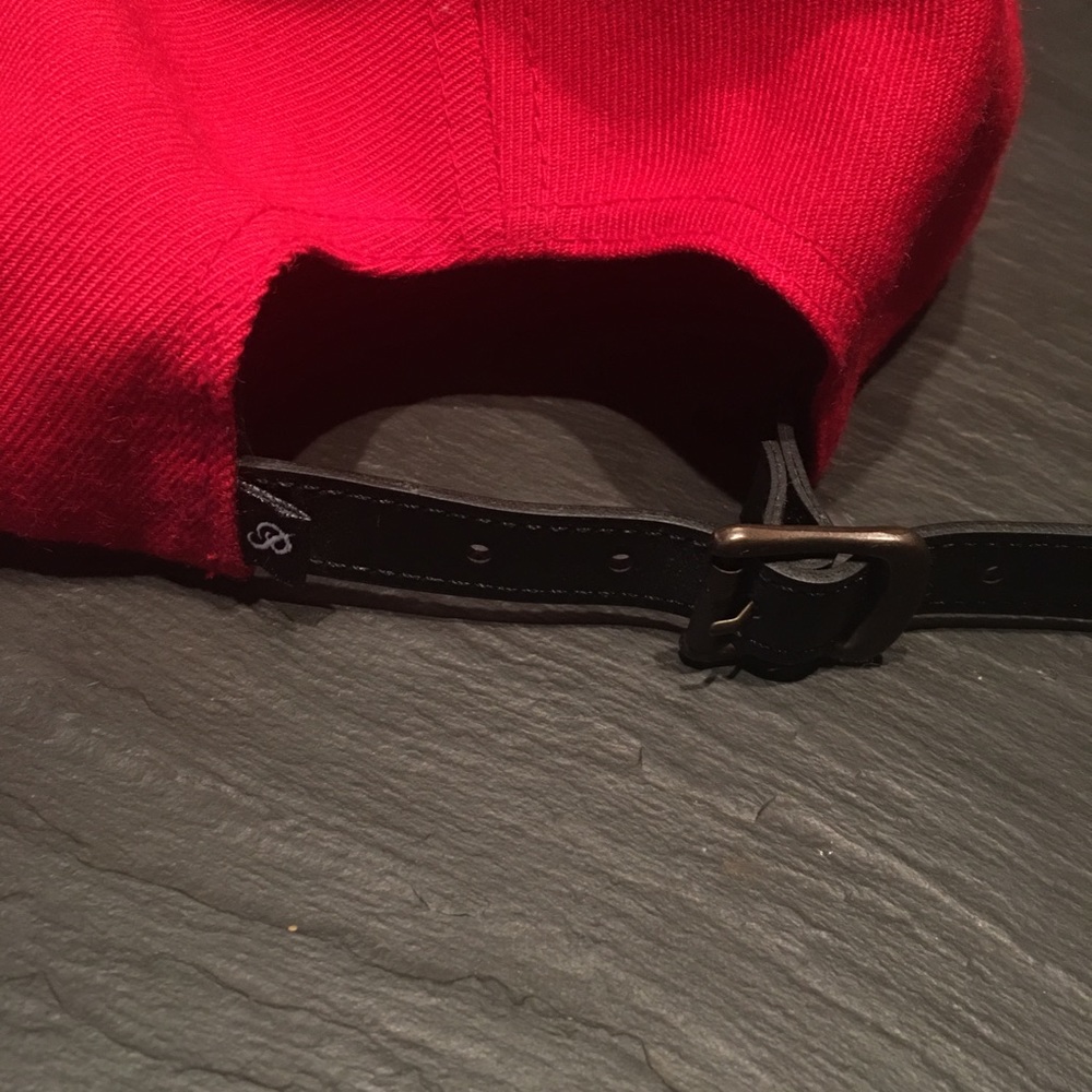 Primitive Red Strapback Hat - Picture 5 of 6